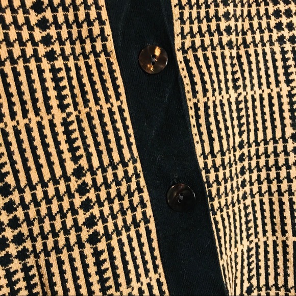 Jones New York Cardigan Sweater Houndstooth 1x - Picture 5 of 10